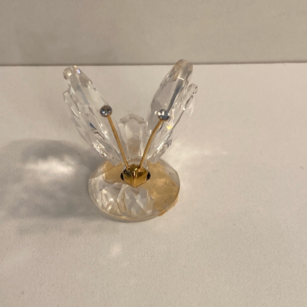 Swarovski Crystal Butterfly with Gold Accents